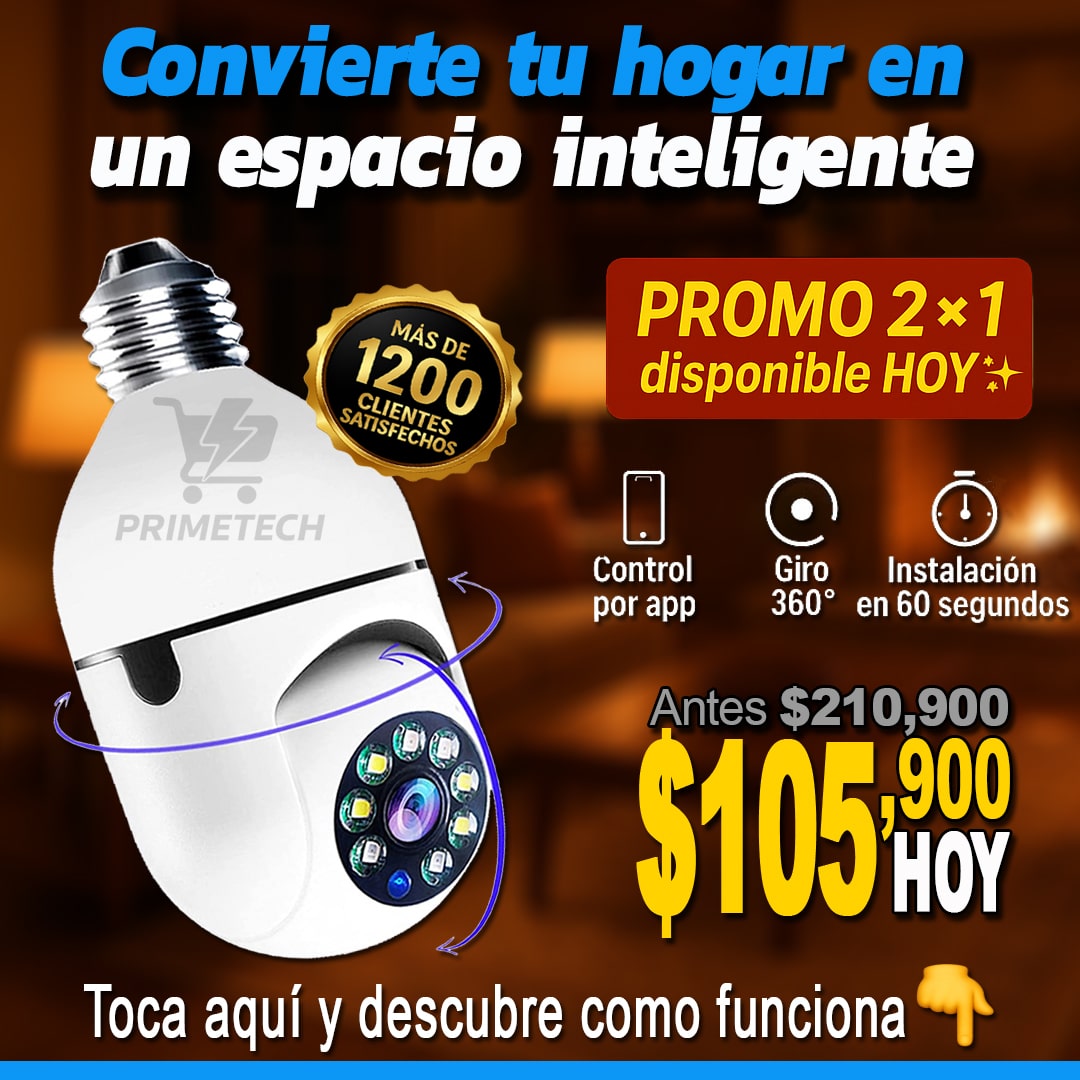 OFERTA 2X1 CAMARA BOMBILLO FULL HD